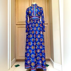 Yves Jennet Vintage size 12 flower power dress